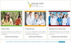 site web groupe laser sfd